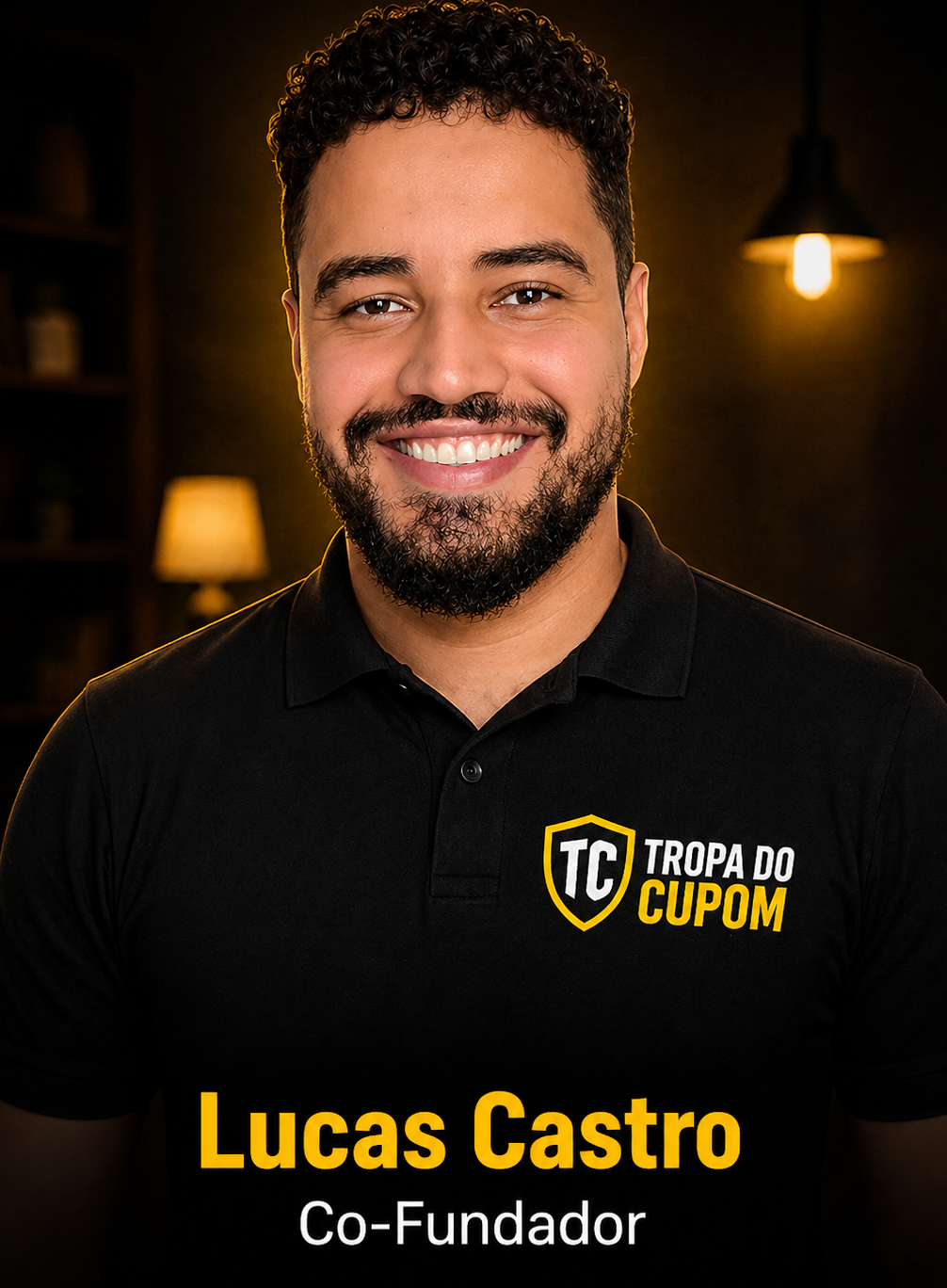 Lucas Castro, fundador da Tropa do Cupom